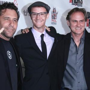 Writer/Director Dale Peterson, Actor Nate Hartley, and Kenny 5