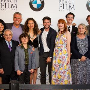 Director Dale Peterson with the cast at the World Premiere of 