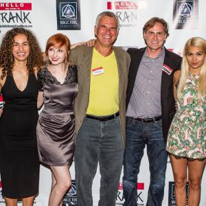 Director Dale Peterson and the lead actors of Hello My Name is Frank hmnif HelloMyNameIsFrank HayleyKiyoko MaryKateWiles