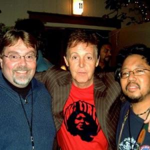 Mark Altekruse, Sir Paul McCartney and Craig Abaya.