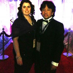 Danelle MacDonald and Craig Abaya at the Grammy's.