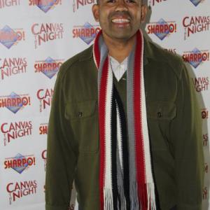 Eliezer Ortiz on the Red Carpet of the film Canvas The Night