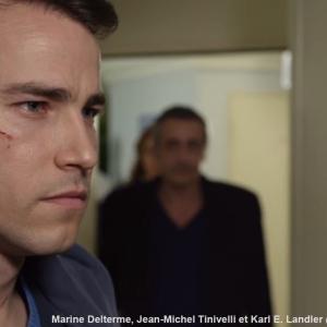 Karl E Landler Special Guest Star Still from Alice Nevers S11 Ep 7  8 Season Record with 7 Millions of viewers N1 prime time
