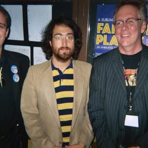 Miles Flanagan Sean Lennon and John Andrews at LAAF 2007