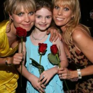 Actresses Radha Mitchell L Morgan Lily center and Cheryl Hines R pose inside the after party for the premiere of Overture Films Henry Poole Is Here held at ArcLight Cinemas on August 7 2008 in Los Angeles California