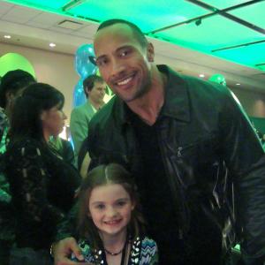 Actor Dwayne Johnson and actress Morgan Lily attend the after party for Walt Disney Pictures Race to Witch Mountain on March 11 2009 in Hollywood California