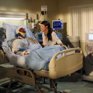 Still of Shenae GrimesBeech and Tristan Wilds in 90210 2008