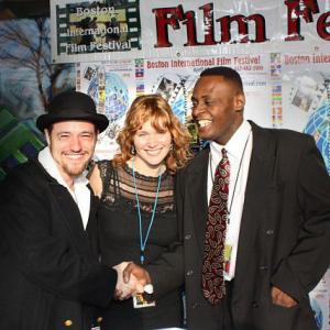 Red Carpet at the Boston International Film Festival with Chloe McFeters and Executive Director Patrick Jerome, where 