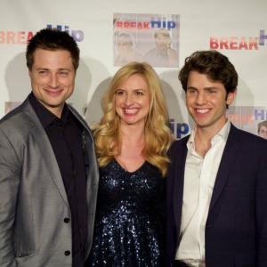 AMY HOLT BRITT HENNEMUTH and JOSH HOLT at the Break A Hip premiere