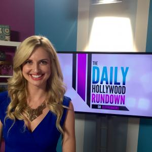 AMY HOLT hosting The Daily Hollywood Rundown