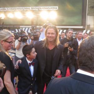 Fabrizio Guido Times Square with Brad Pitt World War Z 6/2013