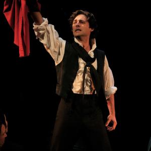 Max von Essen starring as Enjolras in Les Miserables (Broadway).