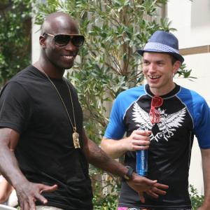 Still of Paul Scheer and Chad Johnson in The League 2009