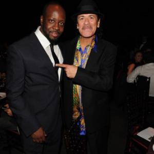 Carlos Santana and Wyclef Jean