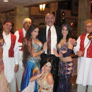 Maz Siam and the belly dancers and orchestra from Chuck versus The Seduction Impossible