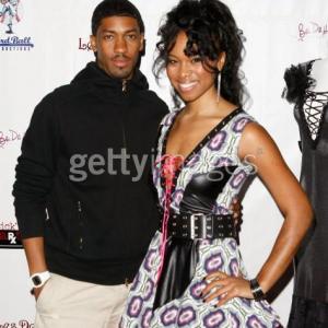 Fonzworth Bentley and Sharae` Nikai Robinson attend the First Annual 'Sick' Artist Event held at Les Deux in Hollywood California.