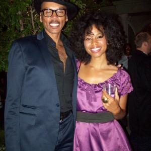 Sharaé Nikai and RuPaul attend Patti LaBelle's Surprise Birthday Party held in Hancock Park.