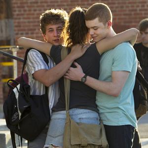 Still of Emmy Rossum Cliff Lipson Cameron Monaghan Jeremy Allen White and Ian Gallagher in Shameless Cascading Failures 2013