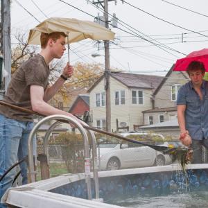 Still of Cameron Monaghan Jeremy Allen White and Ian Gallagher in Shameless 2011