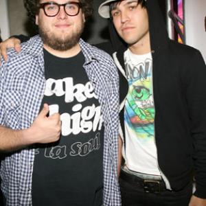 Jonah Hill and Pete Wentz