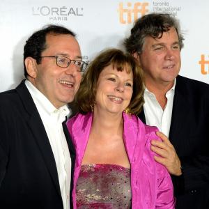 Michael Barker, Tom Bernard and Michelle Maheux at event of The Company You Keep (2012)