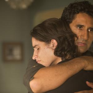 Still of Cliff Curtis and Lorenzo James Henrie in Fear the Walking Dead (2015)