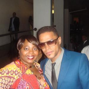 Cocoa w/singer Maxwell, at the 2009 BET Awards