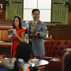 Still of Randall Park and Constance Wu in Fresh Off the Boat 2015