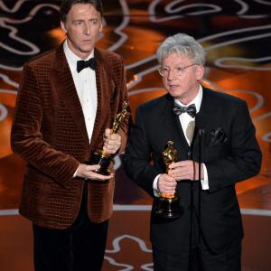 Malcolm Clarke and Nicholas Reed at event of The Oscars 2014