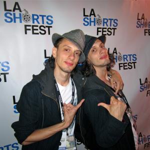 Facundo Lombard and Martn Lombard at LA Shorts Fest 2011