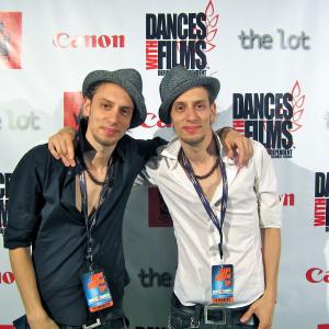 Facundo Lombard and Martín Lombard at Dances With Films. Screening of Free Expression (2012)