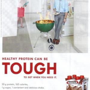 Premier Protein Hero Spot in Mens Health and Mens Journal Magazines.