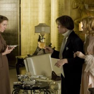 Still of Frances McDormand Amy Adams and Tom Payne in Miss Pettigrew Lives for a Day 2008