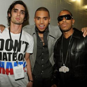Tyson Ritter and Chris Brown