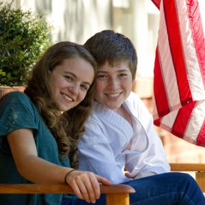 Still of Jackson Pace and Morgan Saylor in Tevyne 2011