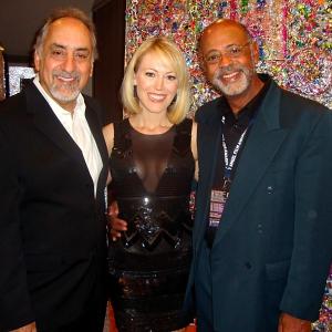 Phil Scarpaci, Caroline Rich, and Ron Recasner at the 2011 Angel Film Awards in Monaco for In the Key of Eli.