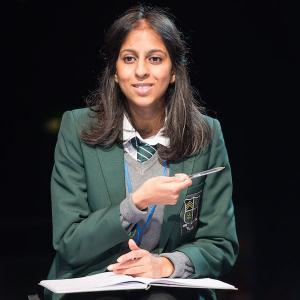 Nikki Patel as Alia in Future Conditional at The Old Vic.