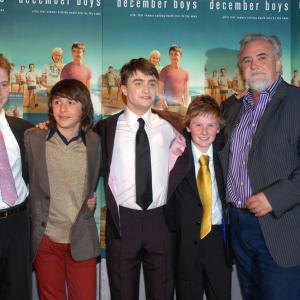 James Fraser Christian Byers Daniel Radcliffe Lee Cormie and Rod Hardy at event of December Boys 2007