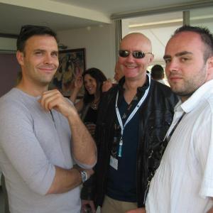 With Irvine Welsh and Joseph Millson at the Cannes International Film Festival 2012
