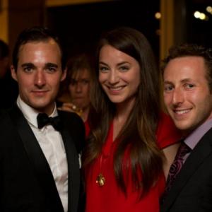 Tyron Savage, Lara Gilchrist and Josh Epstein at Stratford's 60th Season Opening Night Gala