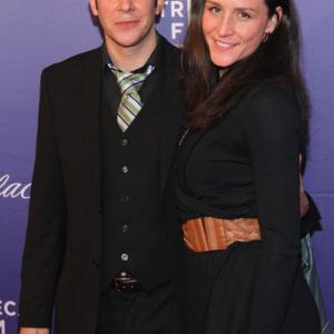 Vincent HossDesmarais and Genevive Laroche at Whitewash Premiere at the Tribeca Film Festival