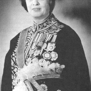 Dr Farrokhroo Parsay Iranian cabinet minister.One of the first victims of Ayatollah Khomeini.Her last letters were a refusal to withdraw from continuing to further equality and freedom