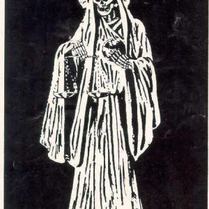 Santa Muerte Mexican saint of death.The ambiguity of good and evil and that righteousness exists in severe figures n (armourae)