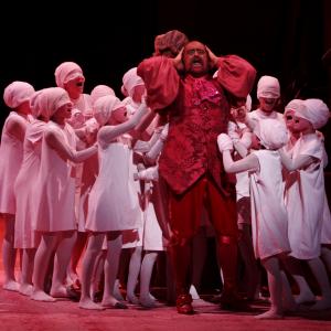 Gottfried Helnwein's set and costume design for LA Opera's Der Rosenkavalier. Seen in new film, GOTTFRIED HELNWEIN AND THE DREAMING CHILD.