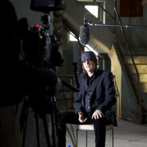 Filming Helnwein in his LA studio for new documentary film GOTTFRIED HELNWEIN AND THE DREAMING CHILD