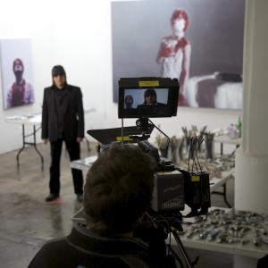 Interior Gottfried Helnweins Los Angeles art studio Filming for the new doc film GOTTFRIED HELNWEIN AND THE DREAMING CHILD JAN 2011