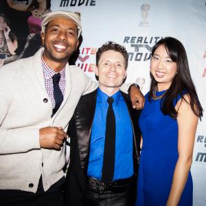 Kamasu Livingston, Tytus Bergstrom, and Alice Kung at the Reality TV Movie San Francisco premiere, Nov 20, 2014.