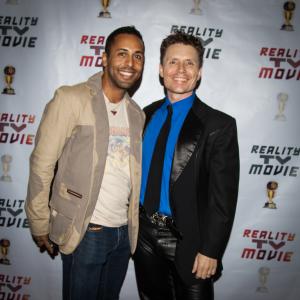 Brian J. Patterson and Tytus Bergstrom at the Reality TV Movie San Francisco premiere, Nov 20, 2014.