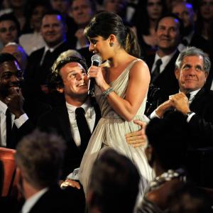 2010 Tony Awards-Michael Benjamin Washington, Jonathan Groff, Lea Michele