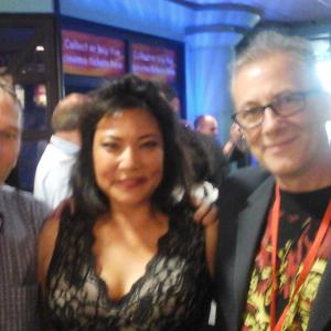 Premiere of Wind Walkers, FrightFest 2015 London, UK. With Greg Day, Director and Paul Smith, PR. They were both so gracious and kind!!!